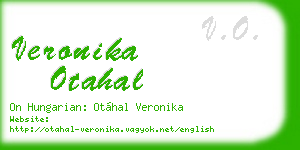 veronika otahal business card